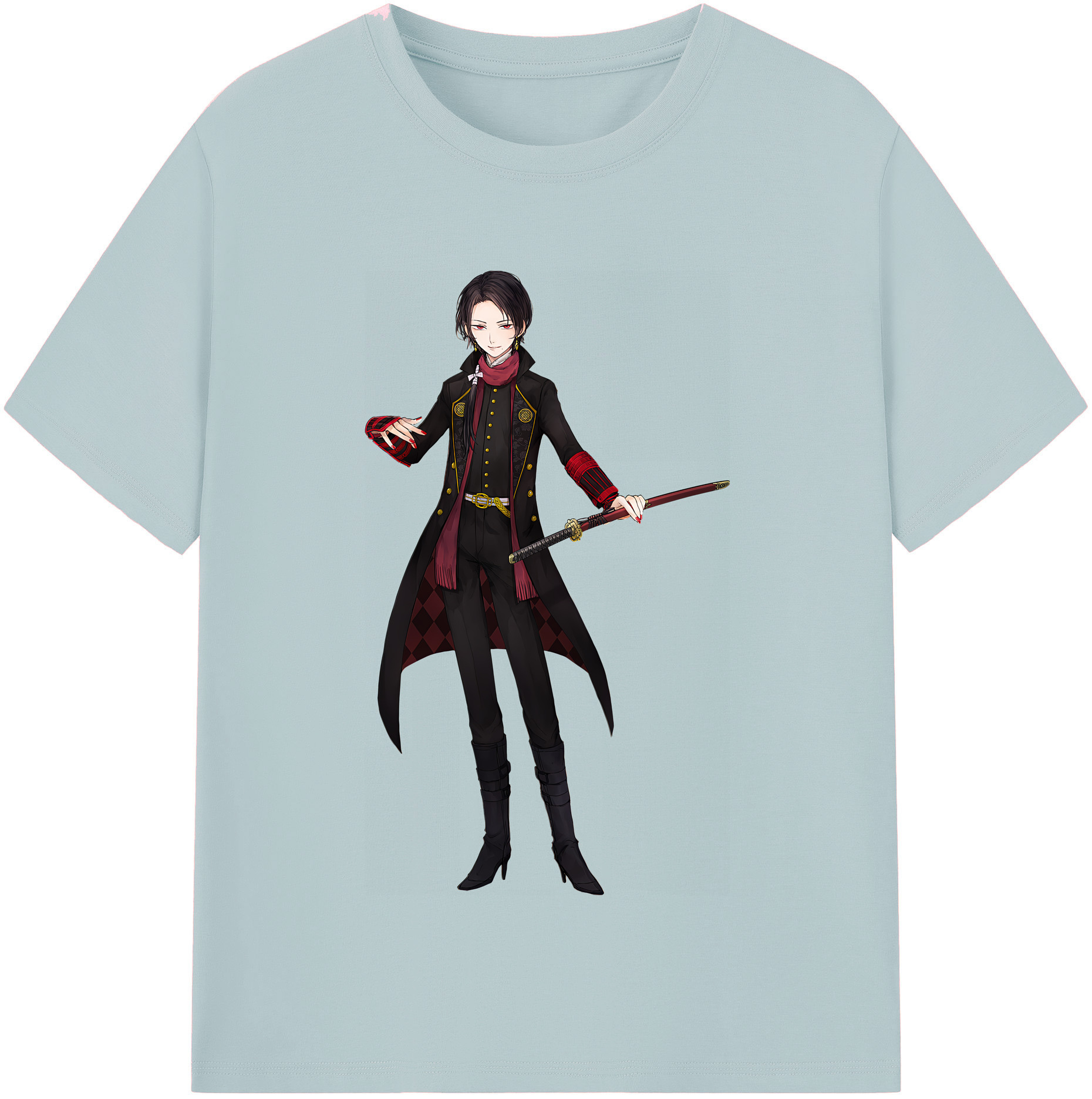 （画像用） 刀剣乱舞 Touken Ranbu 綿100％半袖Tシャツ（フロントプリント）